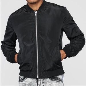 Black Bomber Jacket
